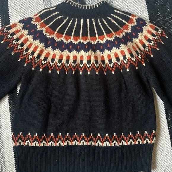 PRICE DROP!🎀DÔEN HUE🎀Cardigan in ABERDEEN FAIR ISLE-Baby Alpaca!NWT! Size L! - Picture 8 of 8